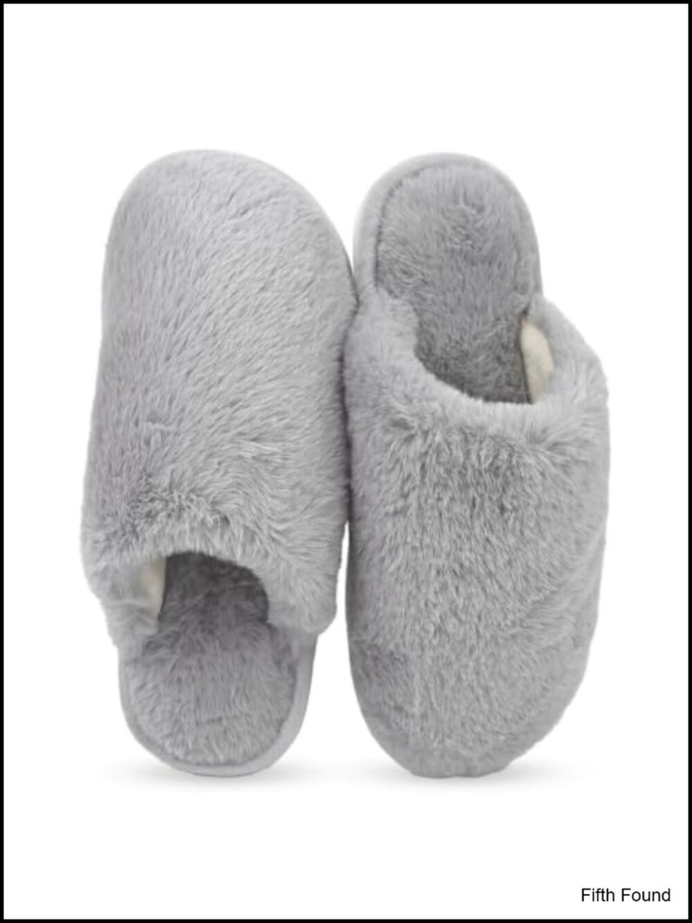 Women's Fuzzy Faux Fur Slippers Warm Cozy Slip-On House Shoes